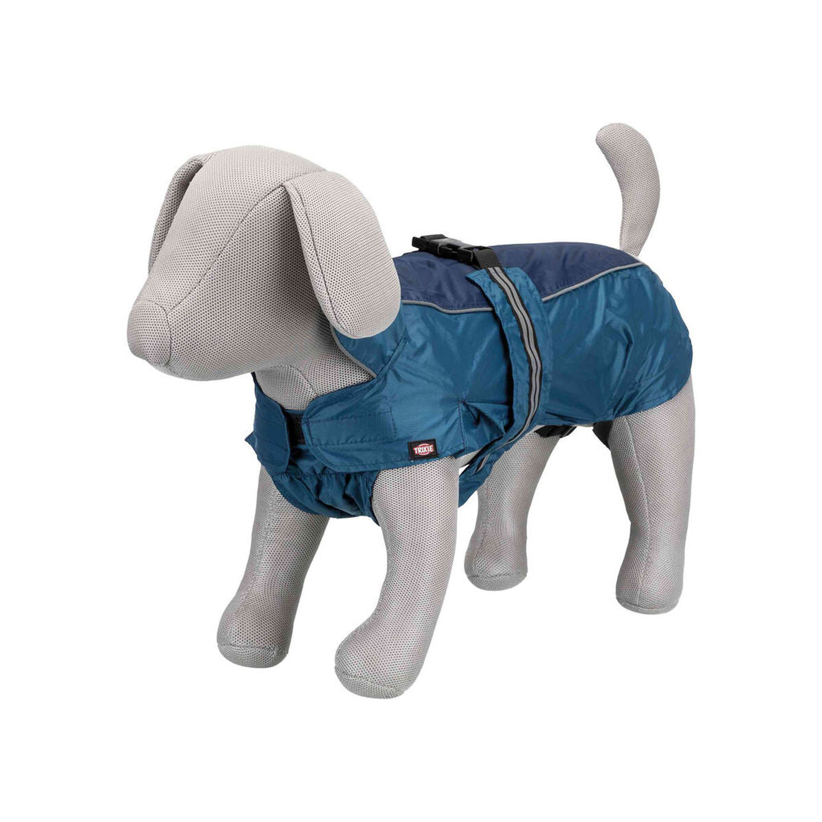 Waterproof Dog Raincoat with Reflective Details