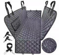Waterproof Dog Car Seat Cover with Mesh Window & Side Flaps