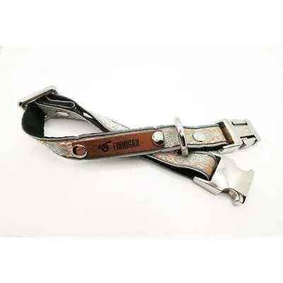 Finnigan Small Dog Collar: Personalised Engraving & Designer Fabrics