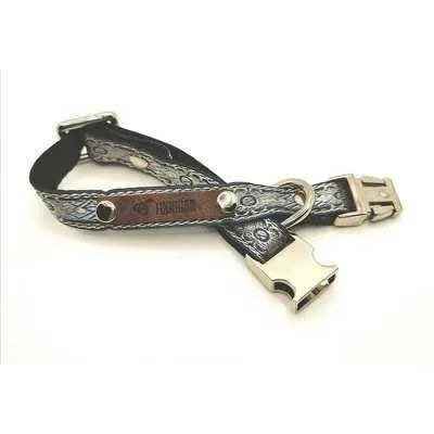 Finnigan Small Dog Collar: Personalised Engraving & Designer Fabrics